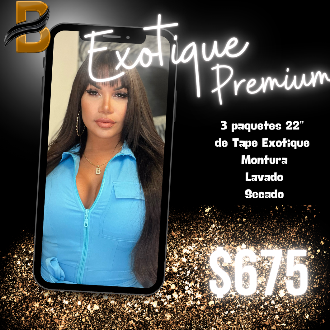 Oferta 3 paquetes 22” con montura